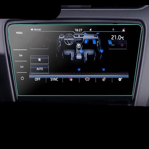 WOLWES Innenzubehör Kompatibel Mit Skoda Für Octavia 2019, 1 Stück, Auto-GPS-Navigation, Schutzfolie, Bildschirm, TPU-Schutzzubehör(9.2 inch 1PCS) von WOLWES