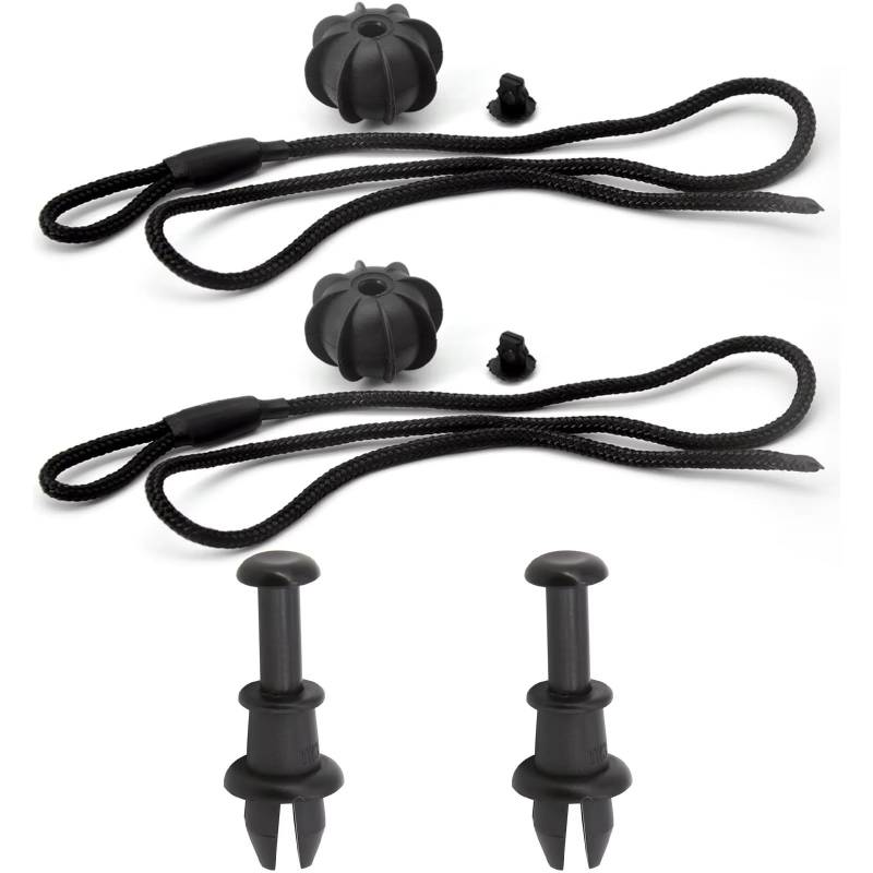 WOLWES Kompatibel Mit Skoda Für Octavia A5 A7 1Z 5E Für Superb 3T 3V Für Fabia MK1 MK2 MK3 Hintere Kofferraumwanne Arcel Regalgurt Schnurschnur Halteband Hutablage(2pc with 2pcs Clips) von WOLWES