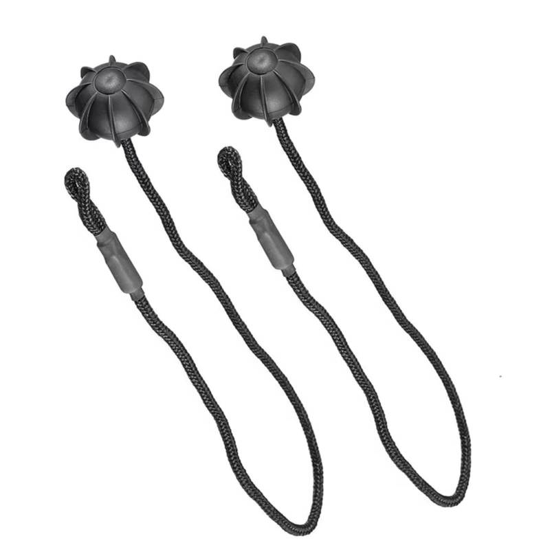 WOLWES Kompatibel Mit Skoda Für Scout 2019 2018 2017 2016 2015 2014 2013 Auto-hinterer Kofferraum Hutablage String Clips Halter Pivot Hanger Teil Halteband Hutablage(2 String) von WOLWES