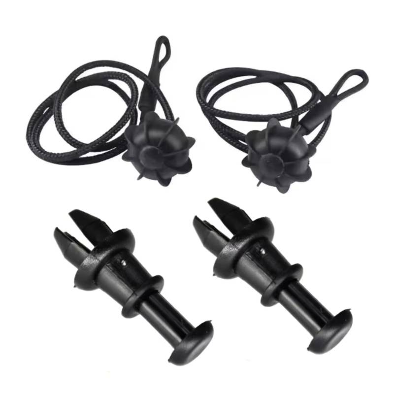 WOLWES Kompatibel Mit VW Für Golf MK6 MK5 Für GTI R20 MK2 Kofferraum Hutablage String Cord Abdeckung Hinten Gepäckablagen Haltegurt 1K6863447A9B9 Halteband Hutablage von WOLWES