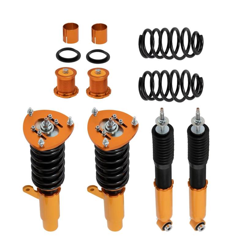 WOLWES Stoßdämpfer Set Kompatibel Mit A3 Für S3 8V Mk3 2015 2016 2017 2018 2019 Gewindefahrwerk Stoßdämpfer Aufhängungssätze Ersatz Autozubehör Dämpfung von WOLWES