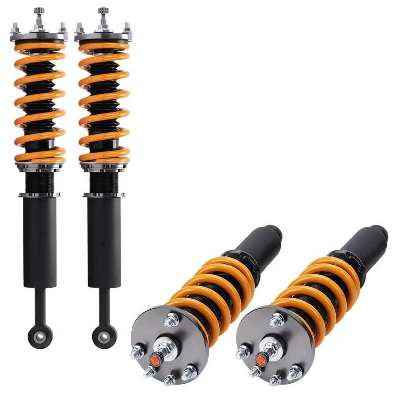 WOLWES Stoßdämpfer Set Kompatibel Mit Accord VI CG1 CG5 CG6 CG2 CG3 1998 1999 2000 2001 2002 24-Wege-Dämpfer Für Street Gewindefahrwerk Kit Stoßdämpfer Ersatz Autozubehör von WOLWES