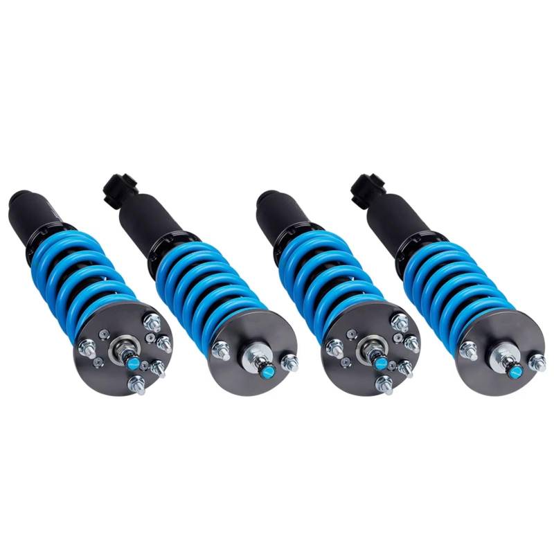 WOLWES Stoßdämpfer Set Kompatibel Mit Accord VII CM4 CM5 CM6 Für Inspire 2003 2004 2005 2006 2007. Dämpfer, Verstellbare Gewindefahrwerke, Ersatz-Autoteile(Blue) von WOLWES