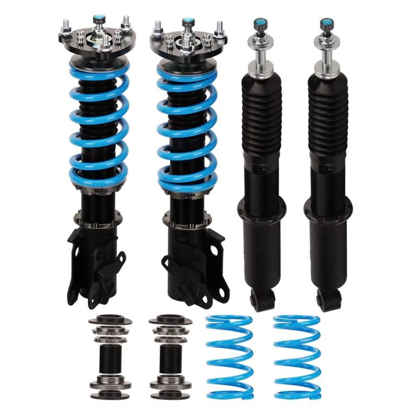 WOLWES Stoßdämpfer Set Kompatibel Mit Civic FG1 FG2 FA1 FA2 FA3 FA4 FA5 FD1 FD2 FD3 FD4 FD6 FD7 2006 2007 2008 2009 2010 2011 Dämpfer Einstellbare Gewindefahrwerk Stoßdämpfer Federbeine von WOLWES