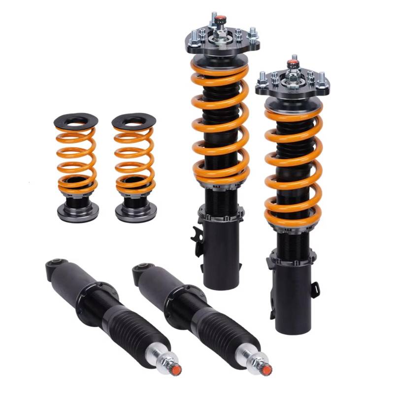 WOLWES Stoßdämpfer Set Kompatibel Mit Civic FG1 FG2 FA1 FA2 FA3 FA4 FA5 FD1 FD2 FD3 FD4 FD6 FD7 2006 2007 2008 2009 2010 2011 Stoßdämpfer Gewindefahrwerk Autoteile(Yellow) von WOLWES