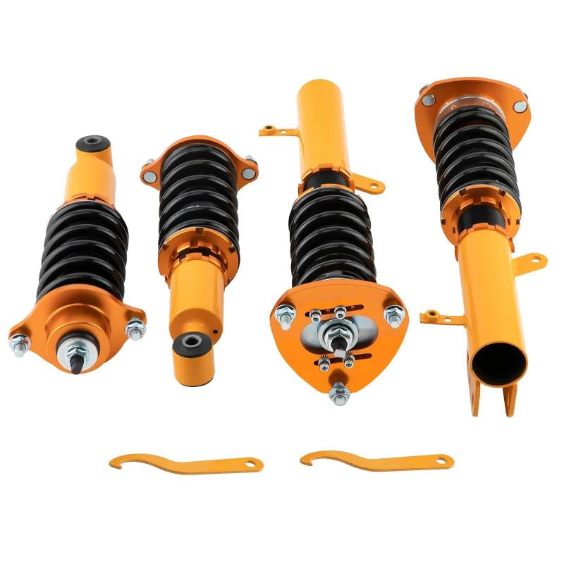 WOLWES Stoßdämpfer Set Kompatibel Mit Jeep Für Compass 2008–2017 Für Patriot 2008–2010 Gewindefahrwerk, Höhenverstellbare Gewindefahrwerke, Stoßdämpfer von WOLWES