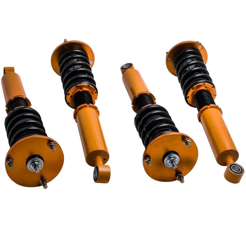 WOLWES Stoßdämpfer Set Kompatibel Mit Lexus Für LS430 UCF30 2001 2002 2003 2004 2005 2006 Gewindefahrwerk Stoßdämpfer-Kits Einstellbare Federbeine Stoßdämpfer von WOLWES