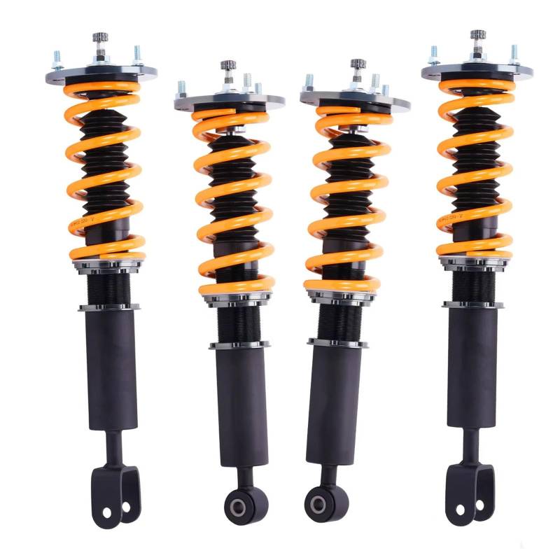 WOLWES Stoßdämpfer Set Kompatibel Mit Lexus Für Sc300 Sc400 1992 1993 1994 1995 1996 1997 1998 1999 2000 2001 2002 Autoteile Stoßdämpfer-Federaufhängung(Yellow) von WOLWES