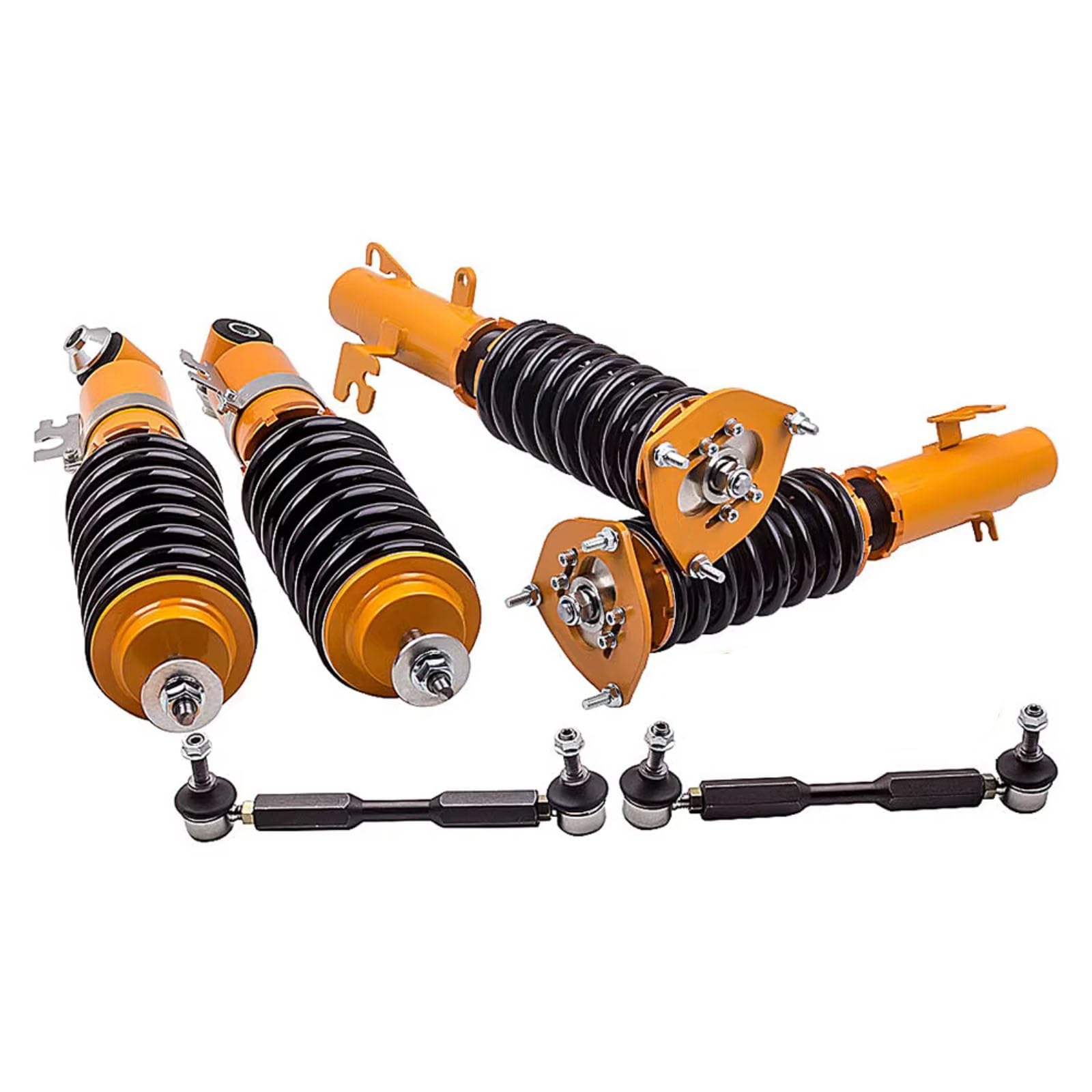 WOLWES Stoßdämpfer Set Kompatibel Mit Mini Für Clubman R55 John Für Cooper Works JCW 2007–2014 FWD Stoßdämpfer Gewindefahrwerk Verstellbarer Dämpfer Stoßdämpfer WOLWES Stoßdämpfer Set Kompatibel Mit Mini Für Clubman R55 John Für Cooper Works JCW 2007–2014 FWD Stoßdämpfer Gewindefahrwerk Verstellbarer Dämpfer Stoßdämpfer von WOLWES