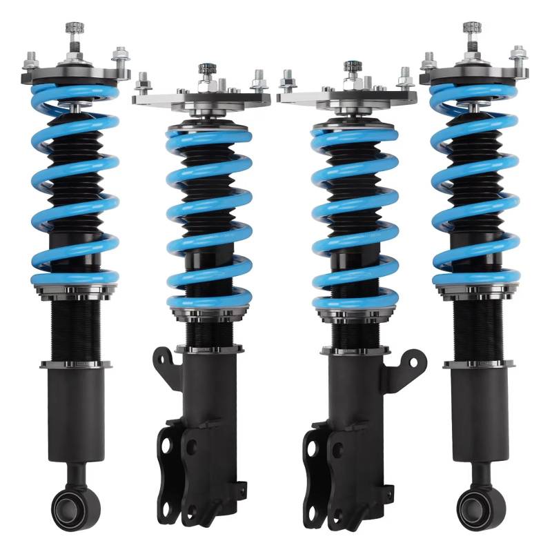 WOLWES Stoßdämpfer Set Kompatibel Mit Mitsubishi Für Eclipse 3rd-Gen D53A D52A 2000 2001 2002 2003 2004 2005 Dämpferstreben Gewindefahrwerk Stoßdämpfer Autozubehör von WOLWES