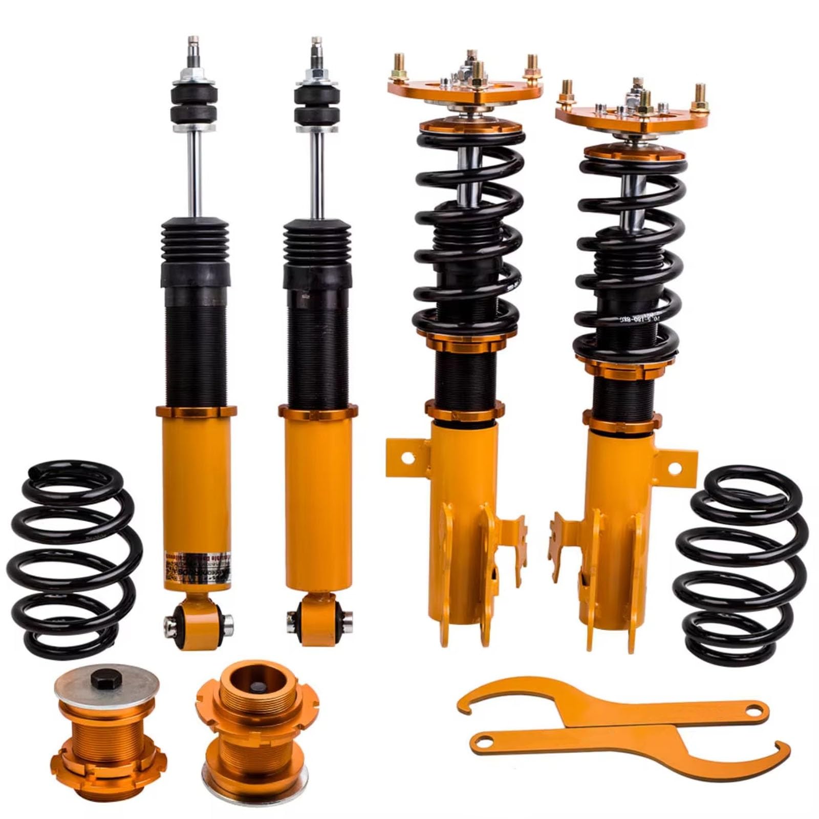WOLWES Stoßdämpfer Set Kompatibel Mit Scion Für TC 2011 2012 2013 2014 2015 2016 Tuning Tieferlegung Gewindefahrwerk Stoßdämpfer Verstellbare Federbeine Stoßdämpfer von WOLWES