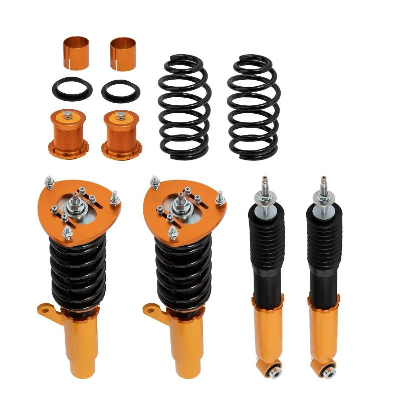WOLWES Stoßdämpfer Set Kompatibel Mit Skoda Für Octavia Mk3 2012 2013 2014 2015 2016 2017 2018 2019 Gewindefahrwerk Stoßdämpfer Aufhängungssätze Dämpfung Autozubehör von WOLWES