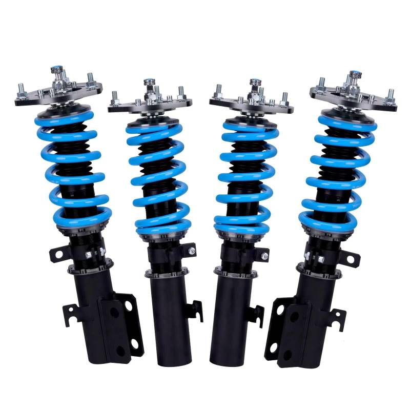 WOLWES Stoßdämpfer Set Kompatibel Mit Toyota Für Camry 2007–2011 Gewindefahrwerk-Stoßdämpfer, 24-Fach Verstellbare Schraubenfeder Über Stoßdämpfer-Ersatz-Autoteile von WOLWES
