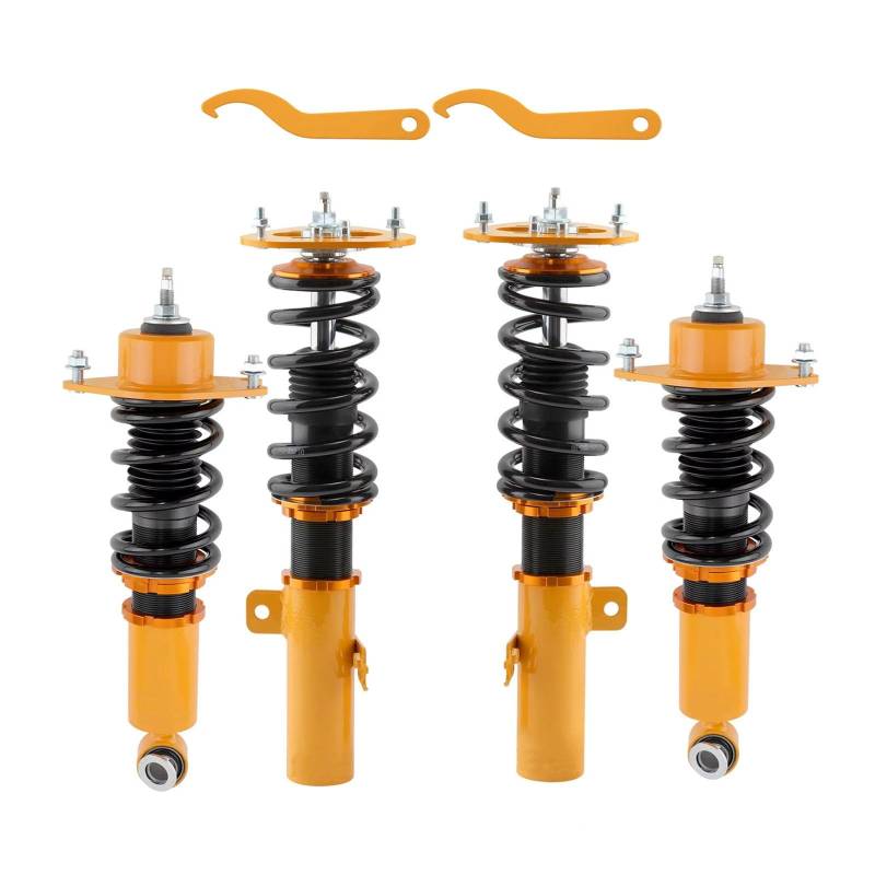 WOLWES Stoßdämpfer Set Kompatibel Mit Toyota Für Matrix Für E140 Le 2009 2010 2011 2012 2013 2014 Gewindefahrwerk Stoßdämpfer Gewindefahrwerk Feder Stoßdämpfer Autoteile von WOLWES
