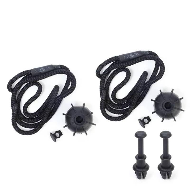 WOLWES Universal Hinten Paket Regal Seil Riemen Ball Halten Schnur Auto Heckklappe Lanyard Stamm Ablage Deckel Sling String Auto Innen Zubehör Halteband Hutablage(2) von WOLWES