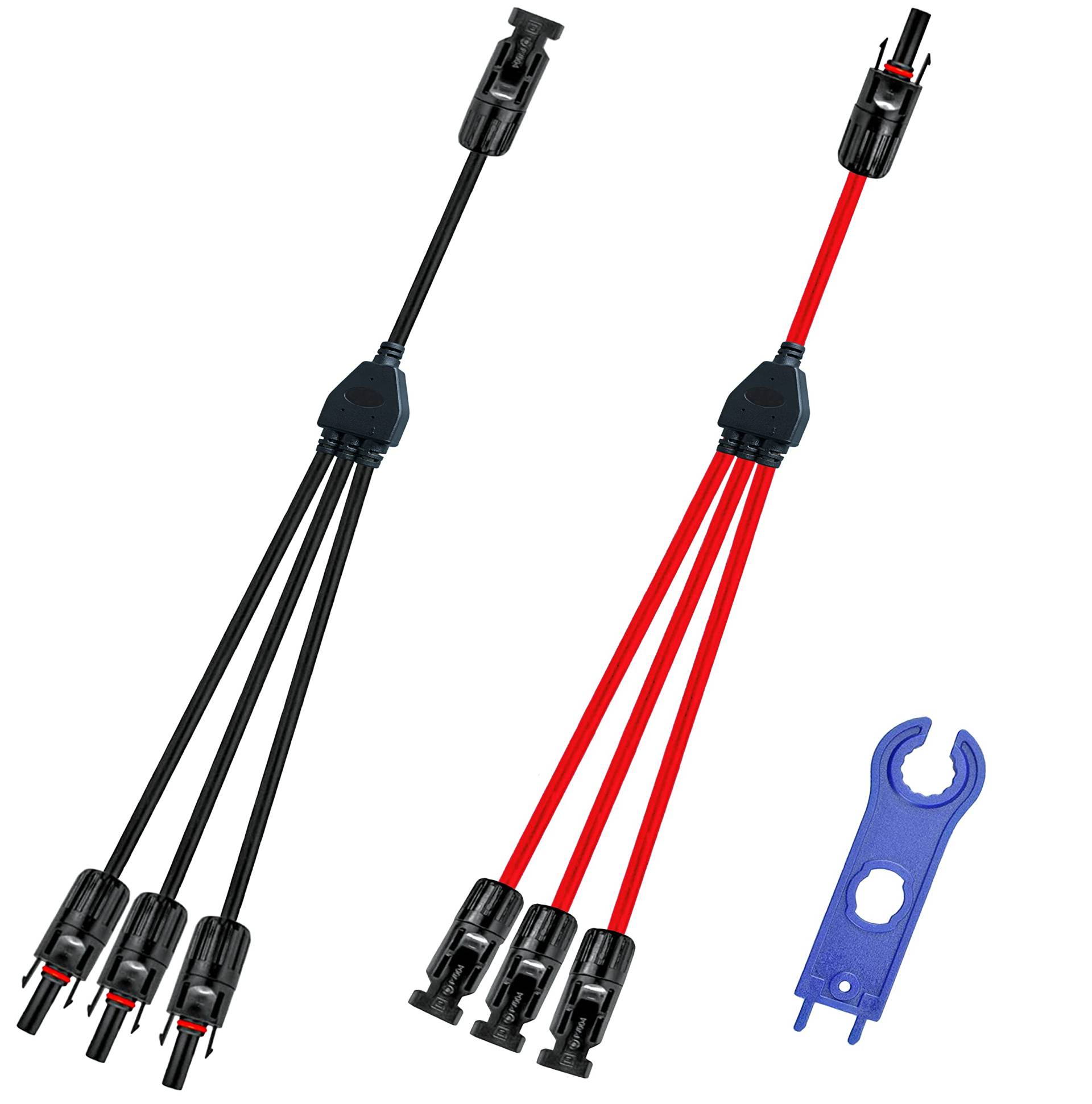 WOODGUILIN Y Solar Steckers,Solarmodul Y Zweig Parallelkabel,1 zu 3 Männlich Weiblich Solar Anschluss Adapter,Mit 10AWG 30A Wasserdicht IP68 40 cm Kabel für Solarpanel.M/FFF&F/MMM(1 Paar, Y Solar 1-3) WOODGUILIN Y Solar Steckers,Solarmodul Y Zweig Parallelkabel,1 zu 3 Männlich Weiblich Solar Anschluss Adapter,Mit 10AWG 30A Wasserdicht IP68 40 cm Kabel für Solarpanel.M/FFF&F/MMM(1 Paar, Y Solar 1-3) von WOODGUILIN
