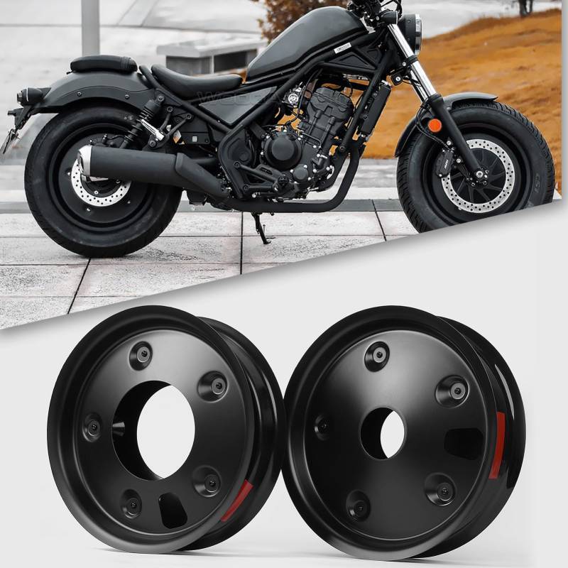 WOOGA Für Rebel CMX 300 CMX 500 Rebel500 2017-2024 Motorrad Rad Reifen felgen nabe mittel Kappen Abdeckung abs Material modifiziertes zubehör-Vollständig hitze- und schlagfest von WOOGA