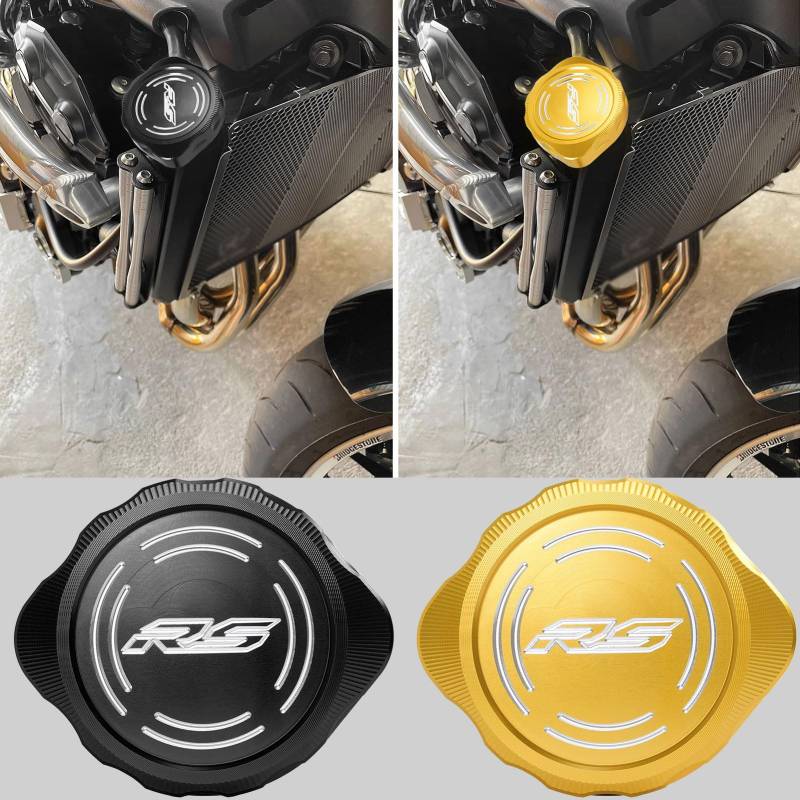 WOOGA Motorrad-Kühler deckel abdeckung für Ka&wa&sa&ki Z900RS /CAFE Z 900 RS Z 900RS Zubehör 2021 2022 2023 2024 dekorative Aluminium-Kühler kappen Z900RS (Gold) von WOOGA