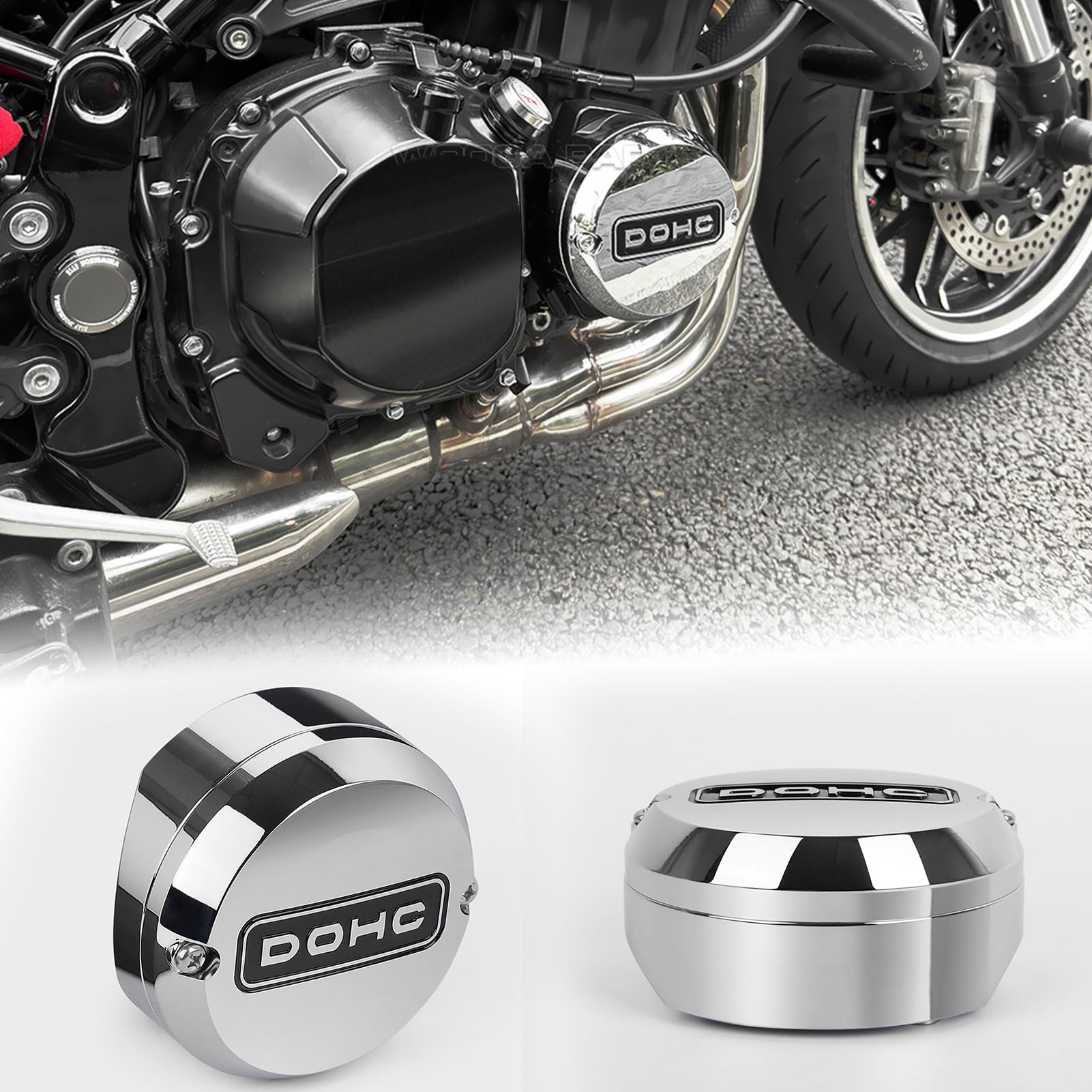 WOOGA für Ka&wa&sa&ki Z900RS Z 900RS Z 900 RS Cafe 2018 2019 2020 2021 2022 2023 2024 chrom DOHC motor kupplungs schutz pulsar abdeckung satz Z 900 RS Zubehör WOOGA für Ka&wa&sa&ki Z900RS Z 900RS Z 900 RS Cafe 2018 2019 2020 2021 2022 2023 2024 chrom DOHC motor kupplungs schutz pulsar abdeckung satz Z 900 RS Zubehör von WOOGA