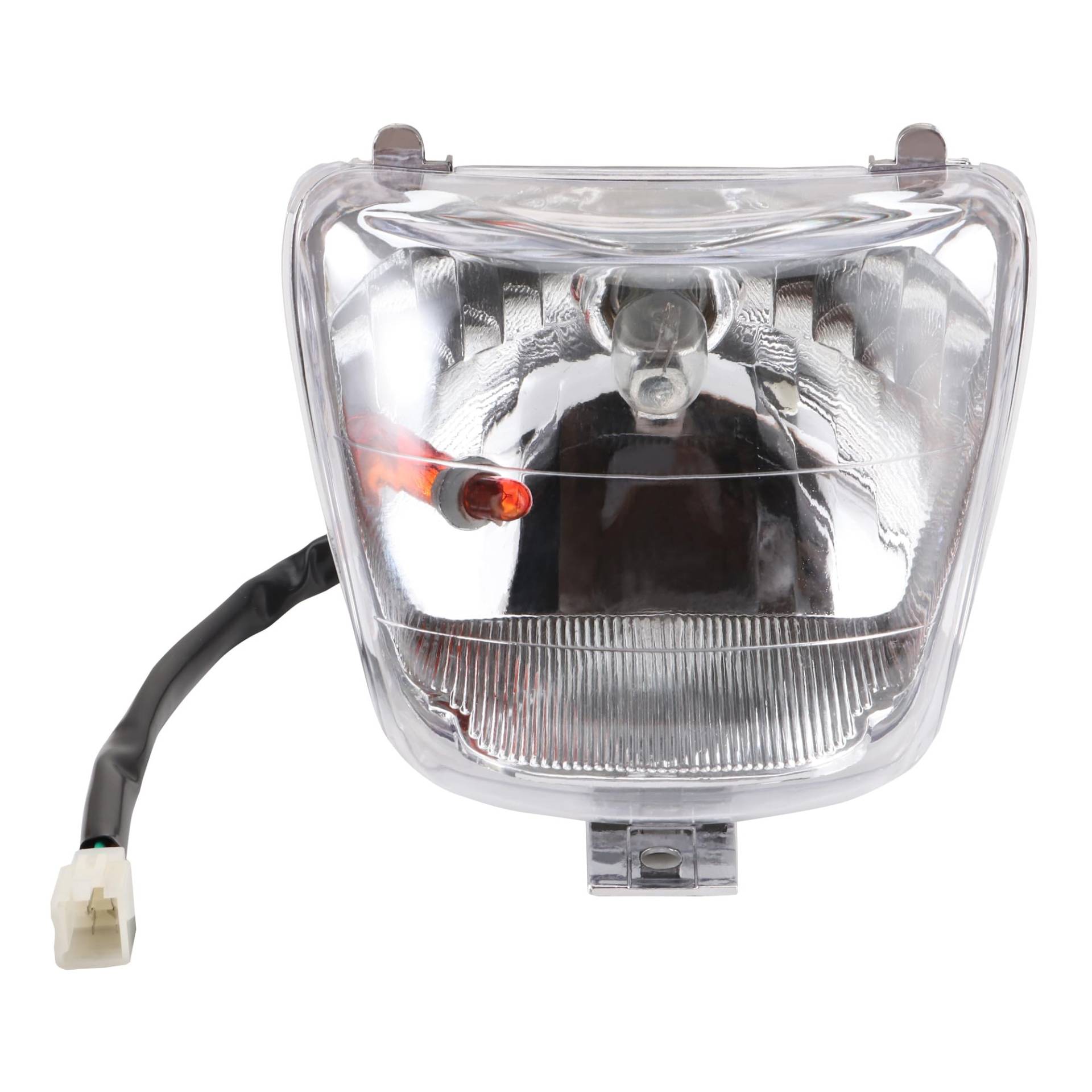 WOOSTAR 12V 35W Enduro Scheinwerferlampe P15D Halogen Glühlampe Ersatz für 50ccm 70ccm 90ccm 110ccm 125ccm 150ccm TaoTao SunL Coolster 4 Wheeler ATV Quad Silber von WOOSTAR