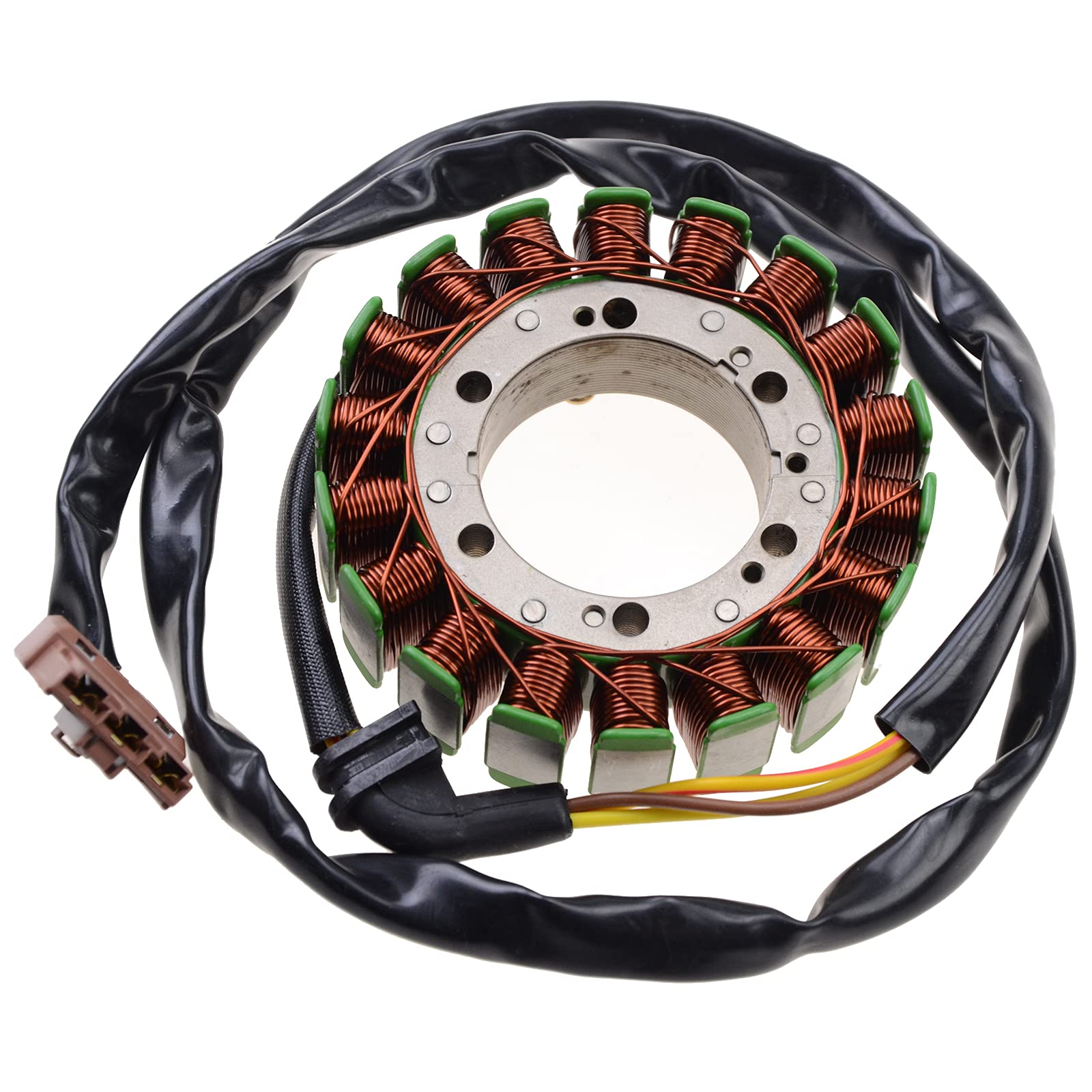 WOOSTAR 18 Spule Magneto Stator Ersatz für Aprilia ETV1000 Caponord ABS 2001-2009 Futura RST1000 Tuono RSV1000 RSV1000R Motor von WOOSTAR