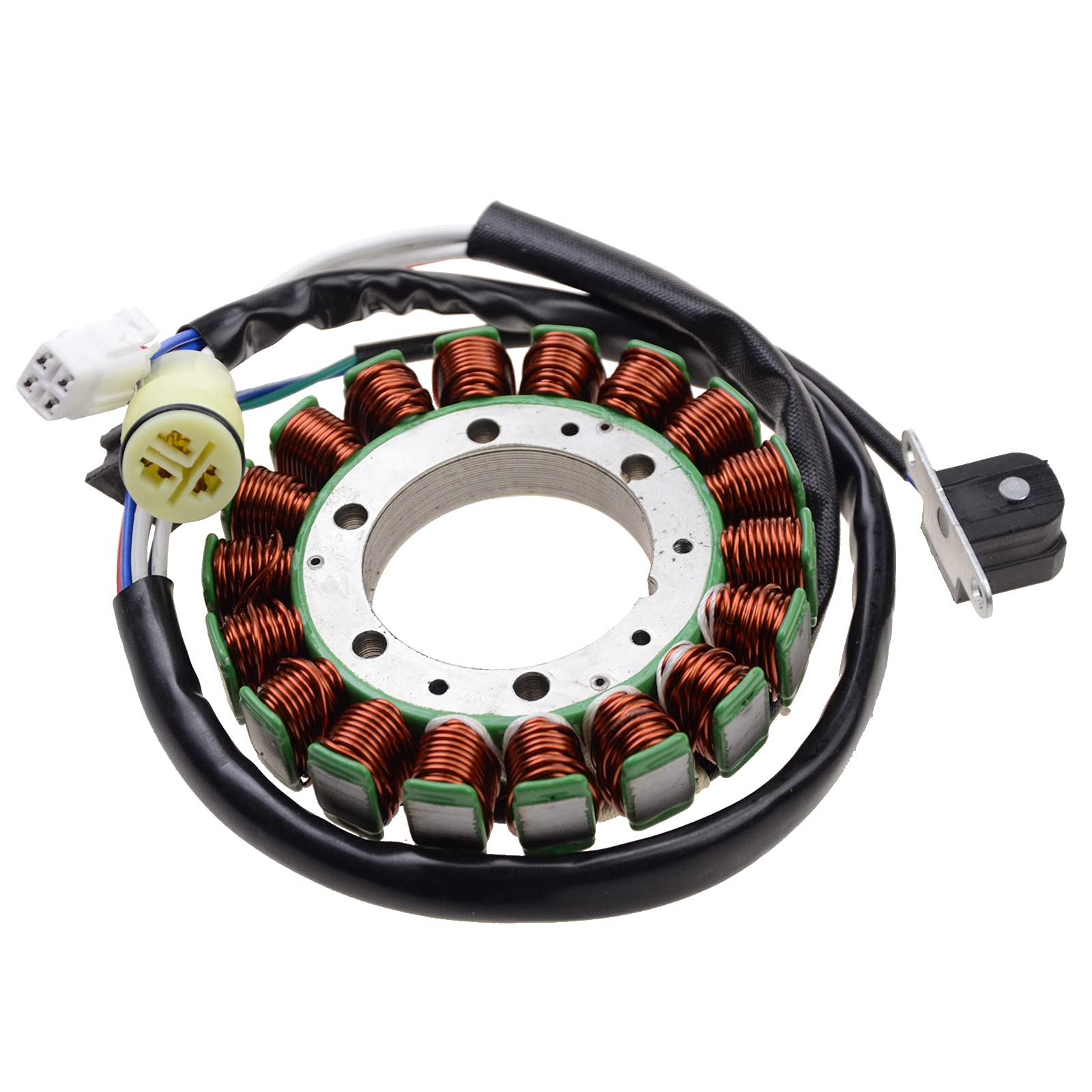 WOOSTAR 18 Spule Magneto Stator Ersatz für Warrior 350 YFM350 Raptor 350 YFM350 Wolverine 350 YFM350 Big Bear 400 YFM400 ATV 2002-2004 Motor WOOSTAR 18 Spule Magneto Stator Ersatz für Warrior 350 YFM350 Raptor 350 YFM350 Wolverine 350 YFM350 Big Bear 400 YFM400 ATV 2002-2004 Motor von WOOSTAR