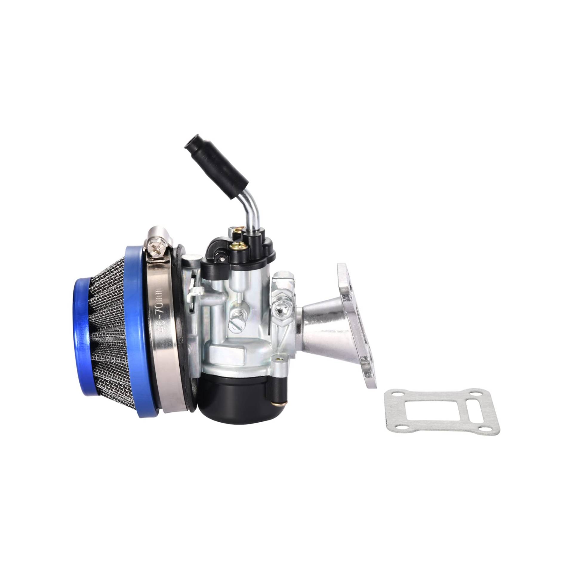 WOOSTAR 19mm Vergaser with Luftfilter Dichtung Versammlung Ersatz für 2 Stroke 47ccm 49ccm Mini ATV Quad Chopper Blau von WOOSTAR