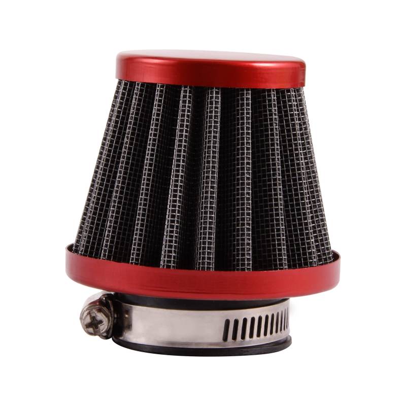 WOOSTAR 35mm Luftfilter Ersatz für 50ccm 70ccm 90ccm 110ccm 125ccm PZ16 PZ19 PZ22 Vergaser Roller Dirtbike ATV Rot von WOOSTAR