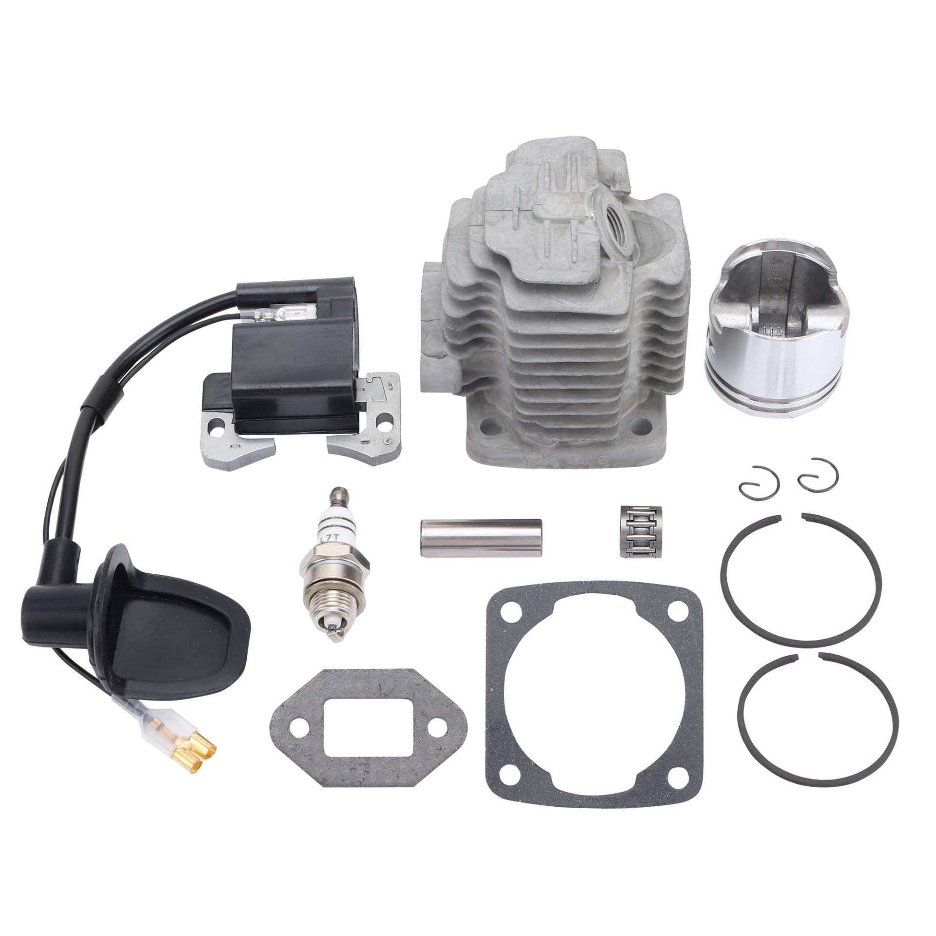 WOOSTAR 44mm Große Bohrung Zylinder Oberteil Kit Ersatz für 2 Takt 43ccm 47ccm 49ccm Mini Chinesisch ATV 4 Wheeler Quad Pocketbike Gas Roller WOOSTAR 44mm Große Bohrung Zylinder Oberteil Kit Ersatz für 2 Takt 43ccm 47ccm 49ccm Mini Chinesisch ATV 4 Wheeler Quad Pocketbike Gas Roller von WOOSTAR