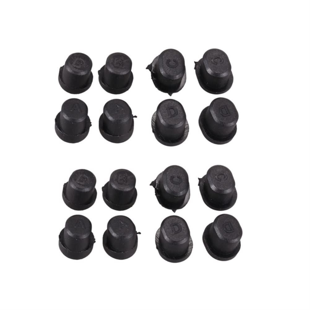 WORKSDUO 16 pcs vordere und hintere Schwung Armwellehülle for Wltoys 144001-1267 1/14 4WD RC Auto Ersatzteile Ersatzteile Upgrade-Zubehör (Color : Black) von WORKSDUO