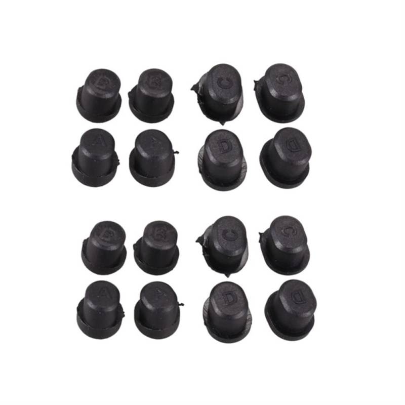 WORKSDUO 16 pcs vordere und hintere Schwung Armwellehülle for Wltoys 144001-1267 1/14 4WD RC Auto Ersatzteile Ersatzteile Upgrade-Zubehör (Color : Black) von WORKSDUO