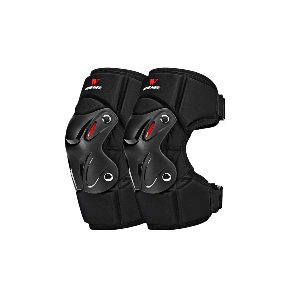 ML311 Knieschoner Erwachsene Lange Schienbeinschutz Schutzausrüstung für Motocross Motorrad Radfahrrad Skateboard WOSAWE Ellenbogen Knieprotektoren 