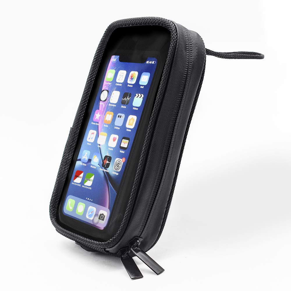 WOSAWE Motorrad-Telefon-Navigationssäcke wasserdichte Magnetische Touchscreen Tankrucksack für iPhone XS MAX, Galaxy S9 S8 und unter 7,5 Zoll Telefon von WOSAWE