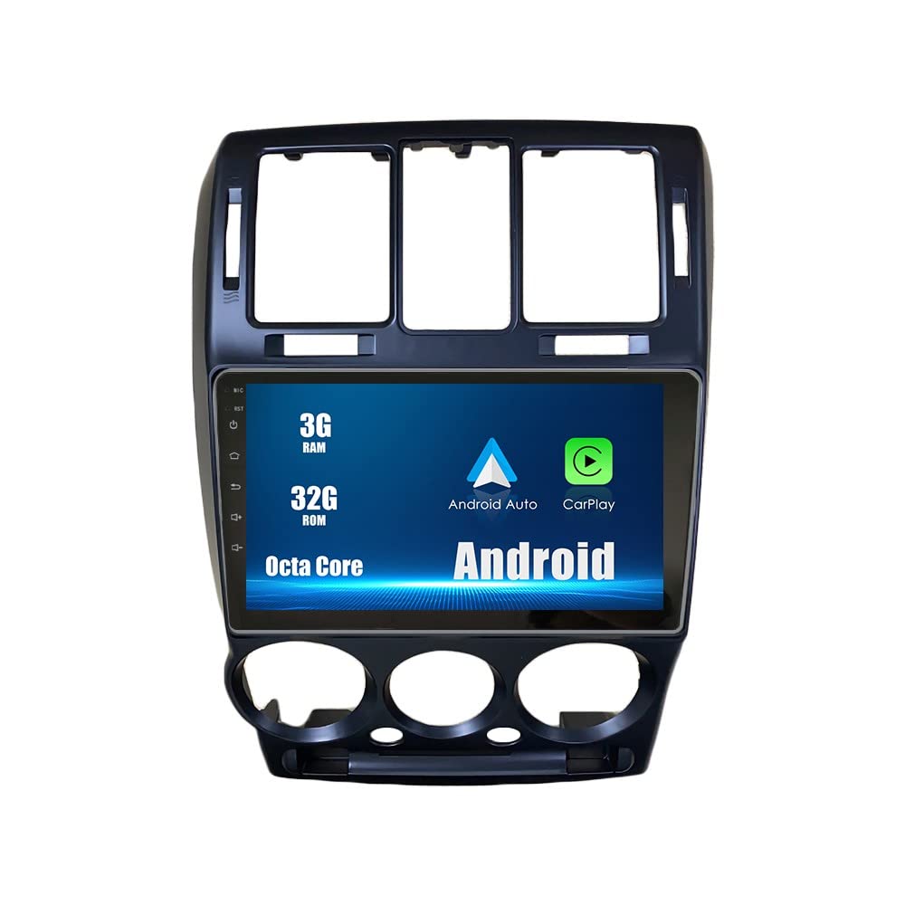 WOSTOKE Android 10 Autoradio Autonavigation Stereo Multimedia Player GPS Radio 2.5D Touchscreen fürHYUNDAI Getz 2002-2011 RHD von WOSTOKE