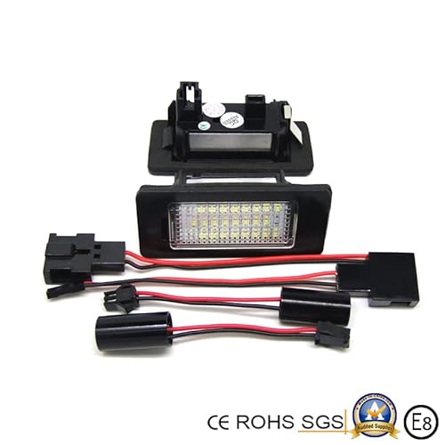 WOSTOKE LED Kennzeichenbeleuchtung Ersatz für 5N0943021 3AF943021A 1K9943021A 4G0943021 VW Golf (Canbus) Je,ta von WOSTOKE