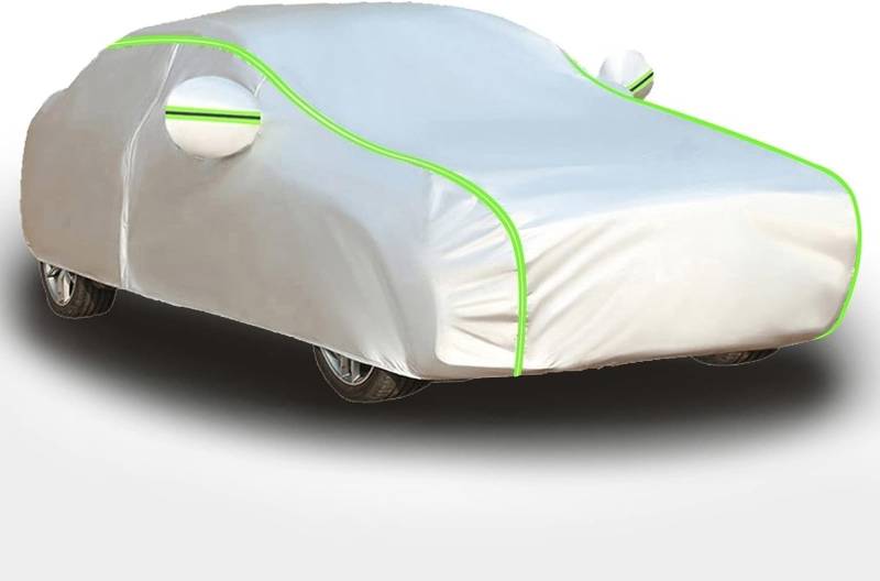 Autoabdeckung für Alfa Romeo Brera/Giulia/Giulietta/GT/GTV/Milano/MiTo,Outdoor Wasserdicht Atmungsaktiv UV Schutz Auto Abdeckplane,Kratzfest Staub Autoabdeckungen,mit Türreißverschluss(C,Thin Brera von WOwzza