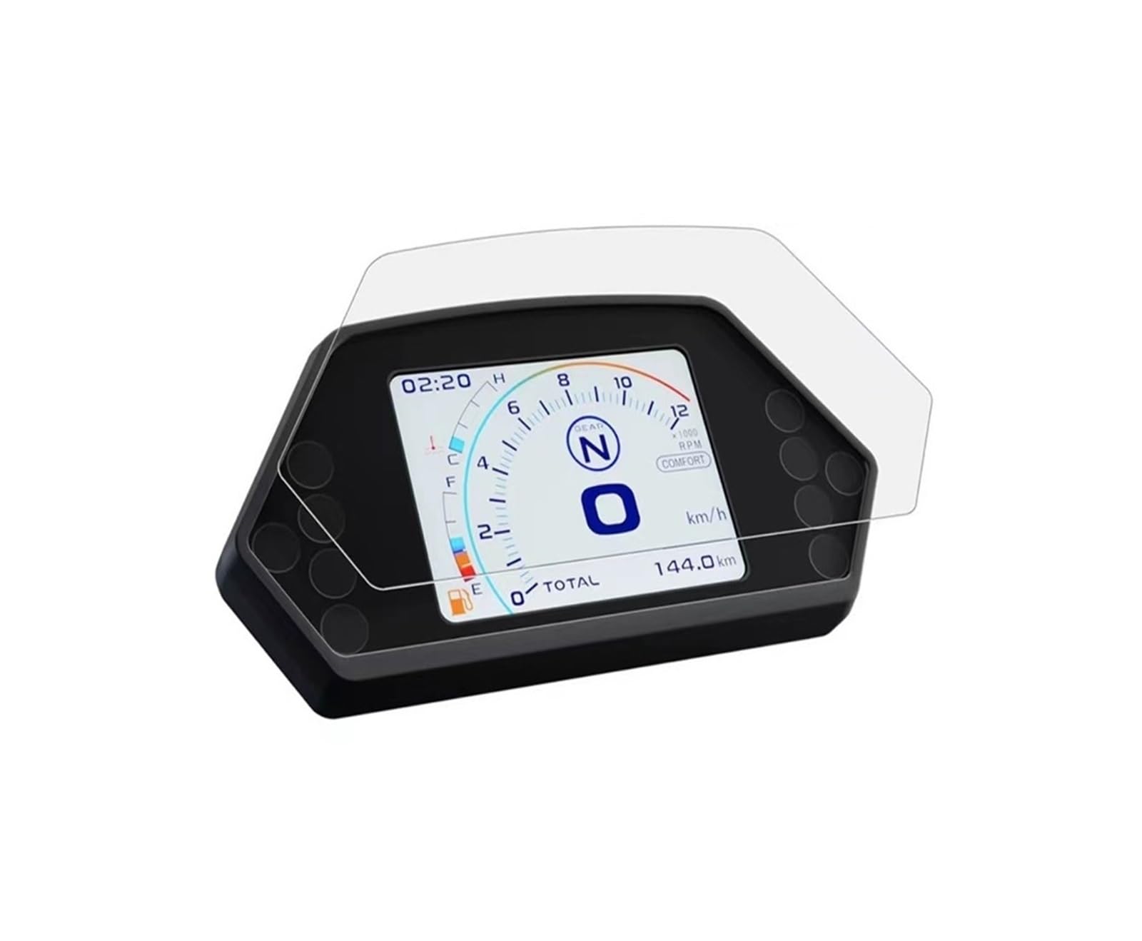Für Benelli Für 502C Für 502 C Für BJ500 Motorrad Zubehör Cluster Scratch Schutz Film Dashboard Screen Protector Armaturenbrett Displayschutzfolie von WPHLYZ