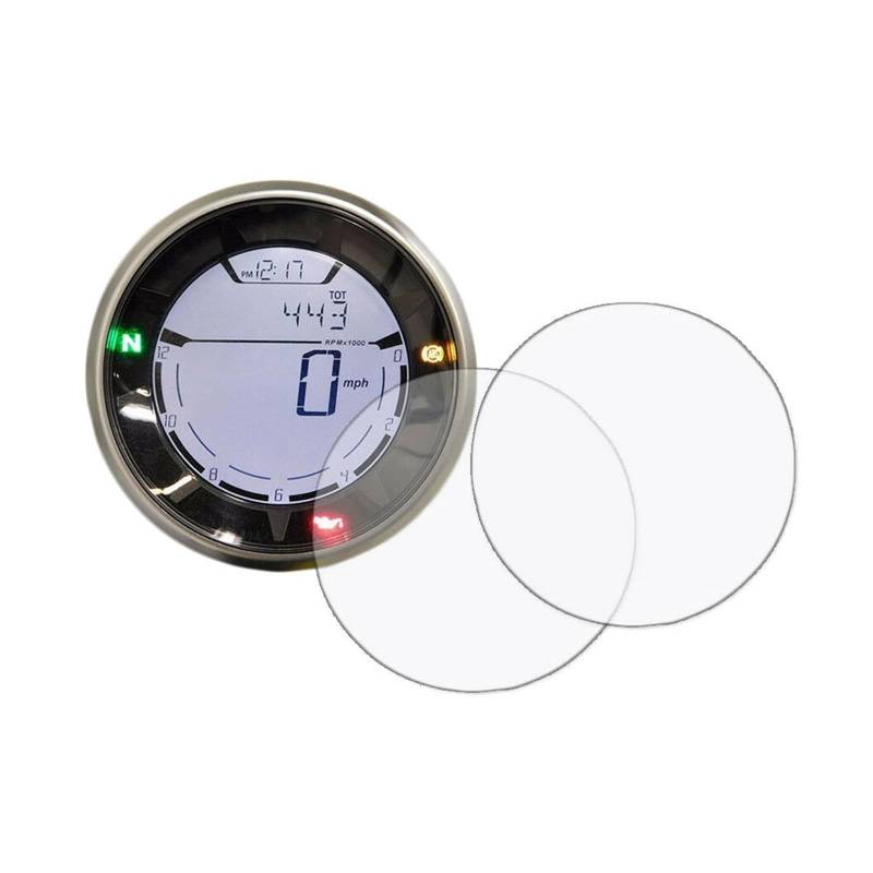Für Ducati Für Scrambler Für 400 Für 800 2017 2015 2016 2018 2019 2020 2021 2022 Motorrad Cluster Scratch Film Screen Protector Armaturenbrett Displayschutzfolie(5 PCS) von WPHLYZ