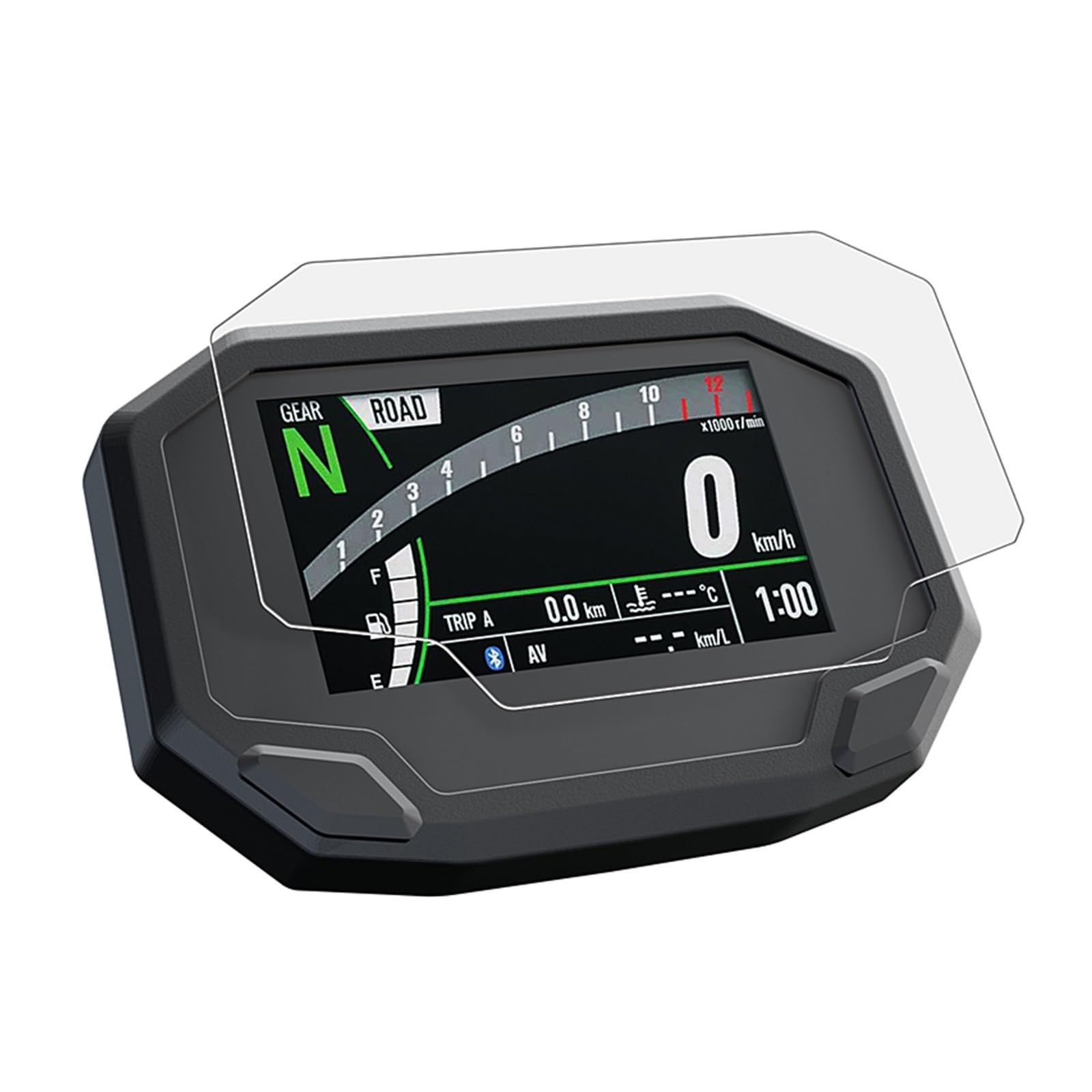 Für Kawasaki Für Ninja1000SX 2020 2021 2022 2023 Motorrad Tacho Schutz Film Dashboard Instrument Screen Protector Armaturenbrett Displayschutzfolie(1 Set) von WPHLYZ