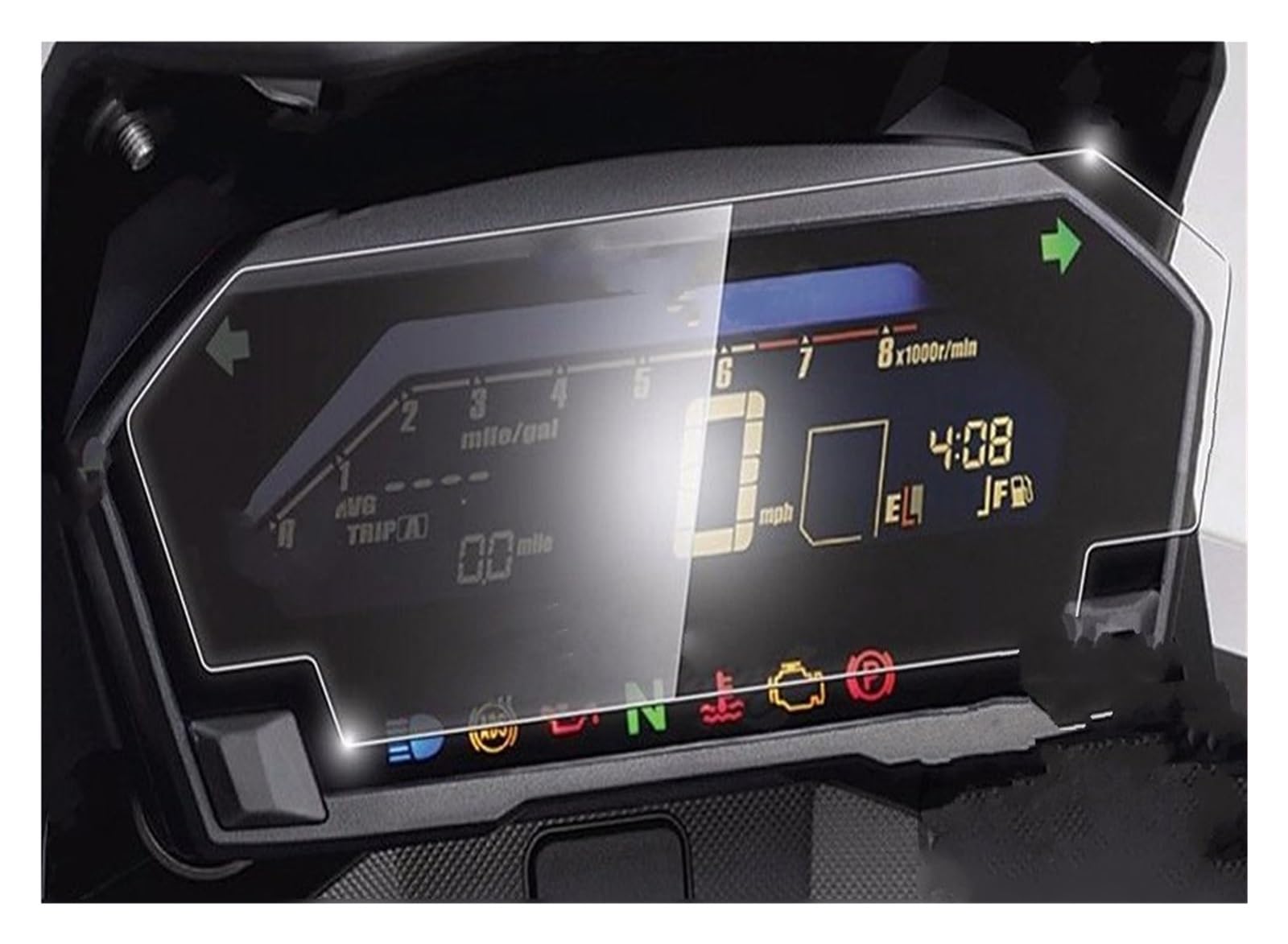 Für NC750S Für NC750X 2017 2018 2019 2020 Motorrad Tacho Schutz Film Screen Protector Aufkleber Armaturenbrett Displayschutzfolie(5pcs) von WPHLYZ