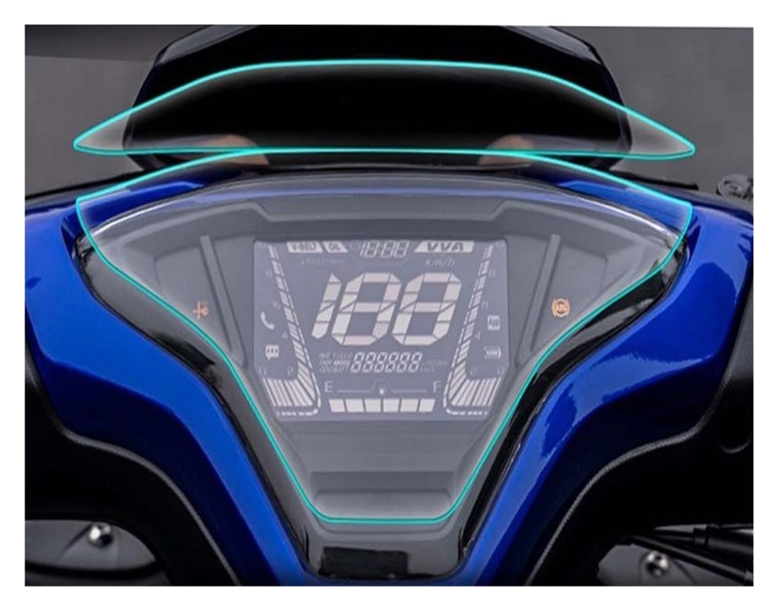 Für NVX155 2021 2022 Motorrad Zubehör Tacho Cluster Scratch Schutz Film Screen Protector Armaturenbrett Displayschutzfolie von WPHLYZ
