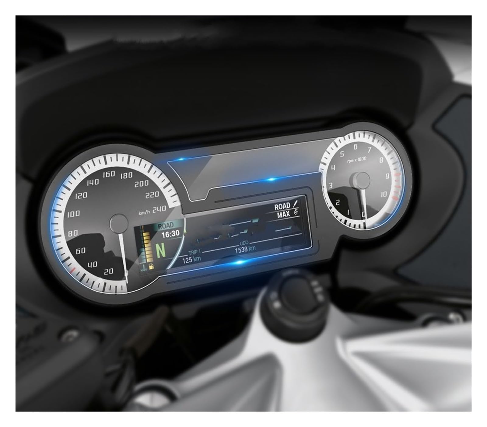 Für R1250RT Für R1200RT Für LC 2014 2015 2016 2017 2018 2019 2020 Motorrad Dashboar Bildschirm Film Schutz Armaturenbrett Displayschutzfolie(Quantity- 2) von WPHLYZ