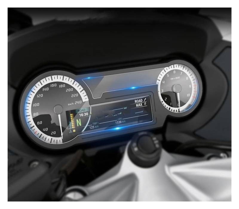 Für R1250RT Für R1200RT Für LC 2014 2015 2016 2017 2018 2019 2020 Motorrad Dashboar Bildschirm Film Schutz Armaturenbrett Displayschutzfolie(Quantity- 2) von WPHLYZ