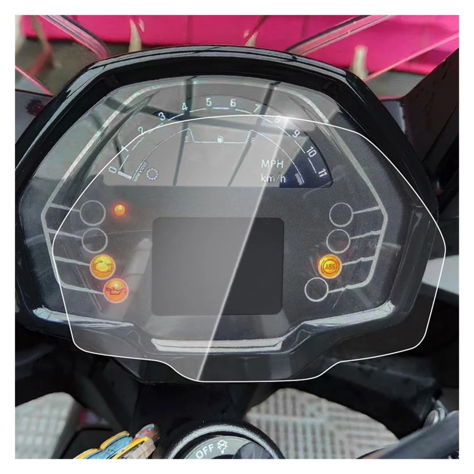 Für Triumph Für Tiger Für Sport 660 2022 2023 Motorrad Tacho Cluster Scratch Schutz Film Screen Protector Armaturenbrett Displayschutzfolie(2 PCS) von WPHLYZ