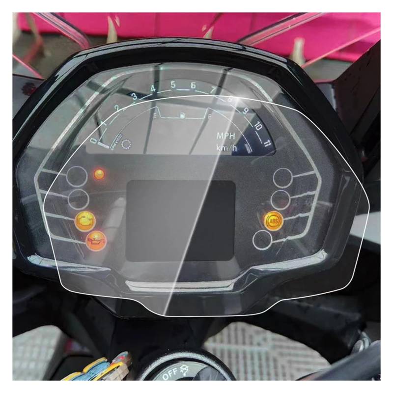 Für Triumph Für Tiger Für Sport 660 2022 2023 Motorrad Tacho Cluster Scratch Schutz Film Screen Protector Armaturenbrett Displayschutzfolie(2 PCS) von WPHLYZ