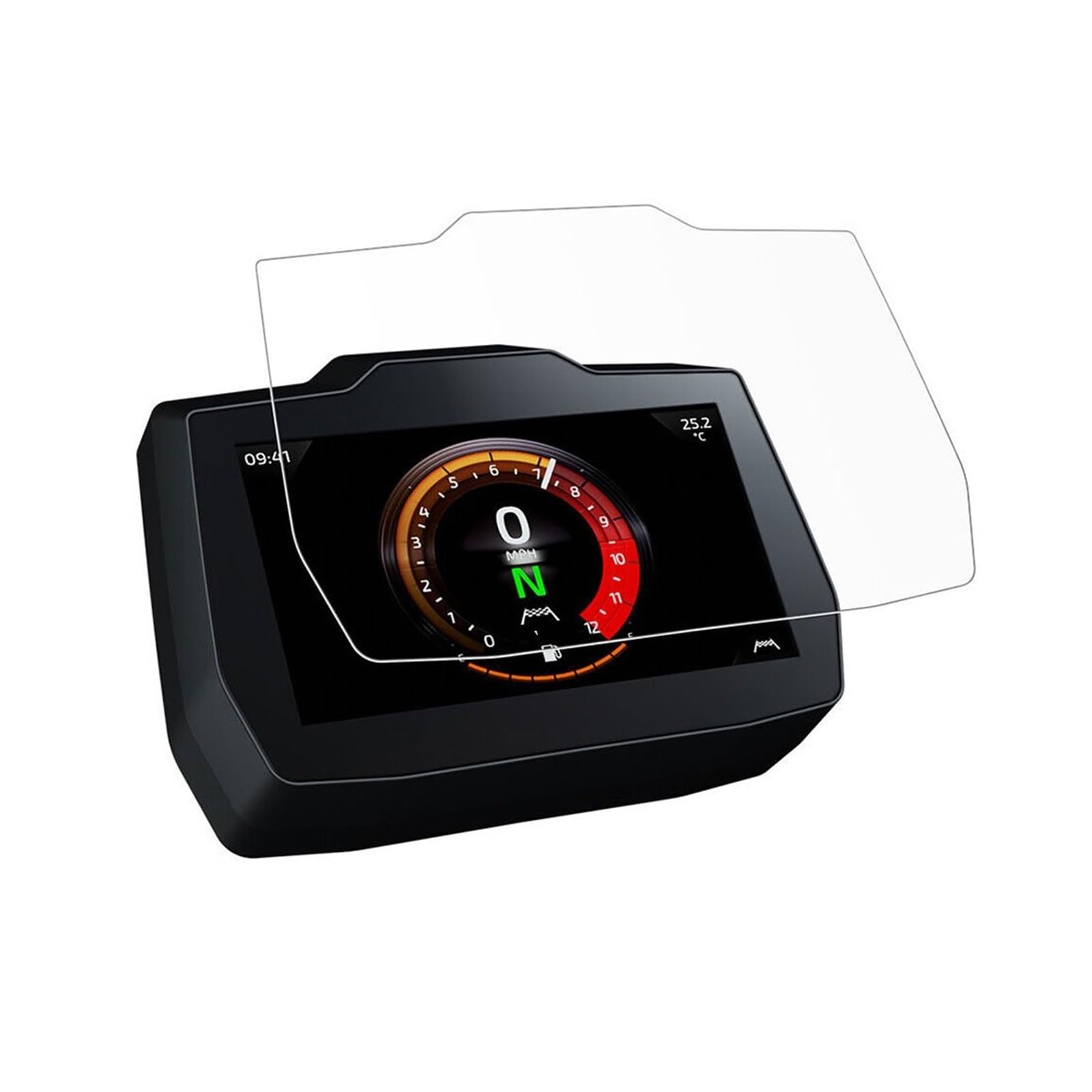Für Triumphal Für Tiger 1200 2022 Motorrad Scratch Cluster Screen-Dashboard Schutz Instrument Film Armaturenbrett Displayschutzfolie(5 PCS) von WPHLYZ