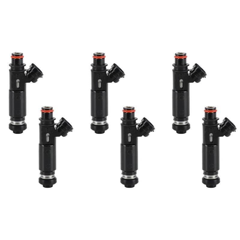 Kraftstoffeinspritzdüse 6PCS Kraftstoff Injektoren Für Montero 3.8 L V6 2003 2004 2005 2006 1955004370 Auto Auto Teile Kraftstoff Sprühdüse von WPHLYZ