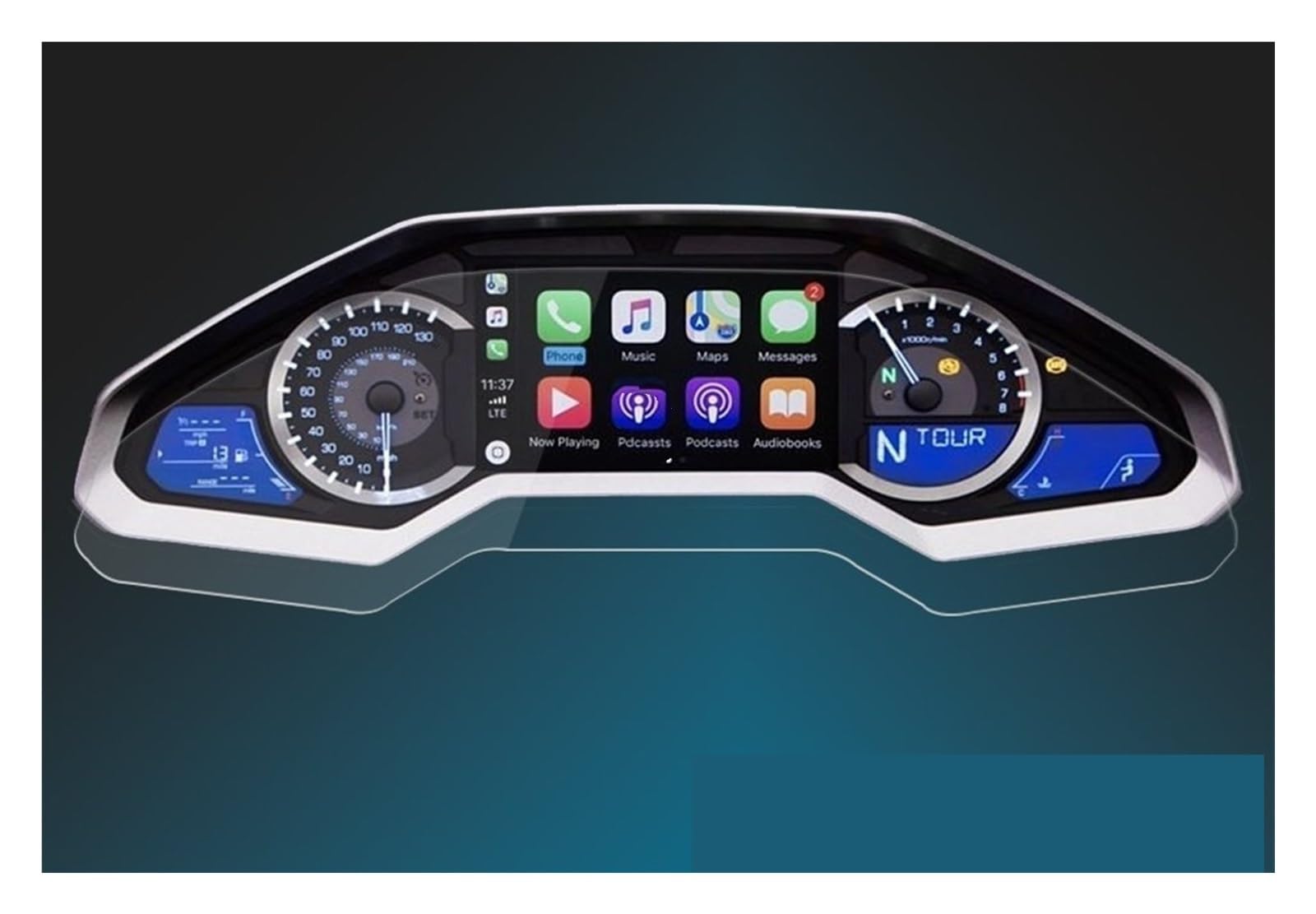 Motorrad Cluster Schutz Film Screen Protector Instrument Für Goldwing Für GL1800 2018 2019 2020 2021 2022 2023 Armaturenbrett Displayschutzfolie von WPHLYZ