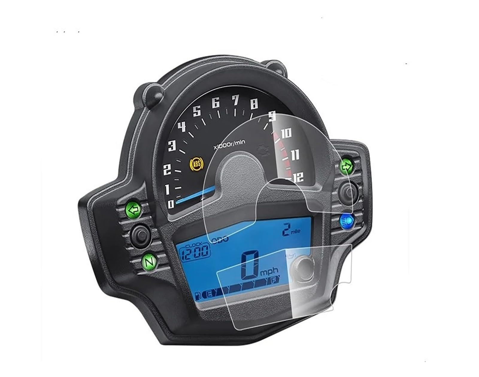 Motorrad Cluster Scratch Schutz Film Instrument Dashboard Abdeckung Schutz Für Kawasaki Für Vulcan Für S Für Vulcan Für S Für Cafe Armaturenbrett Displayschutzfolie(1 PCS) von WPHLYZ