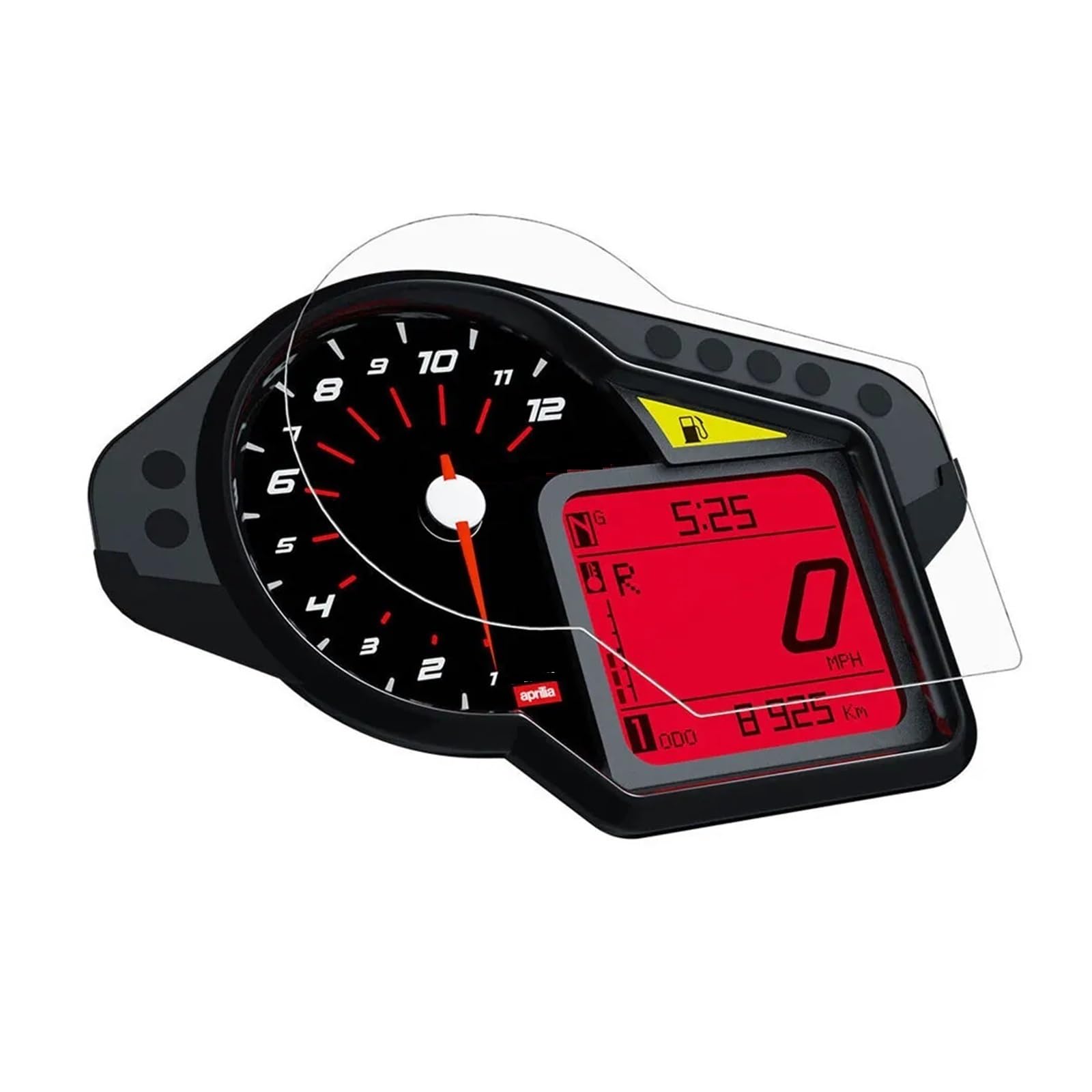 Motorrad Cluster Scratch Schutz Film Screen Protector Für Aprilia Für DORSODURO750 Für Fabrik Für SL750 Für RSV4 Armaturenbrett Displayschutzfolie(2 PCS) von WPHLYZ